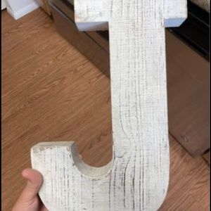 Letter J decor